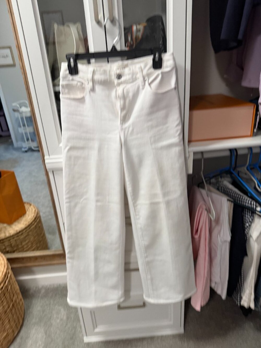 FRAME Le Slim Palazzo BRAND NEW WHITE - Picture 6 of 8
